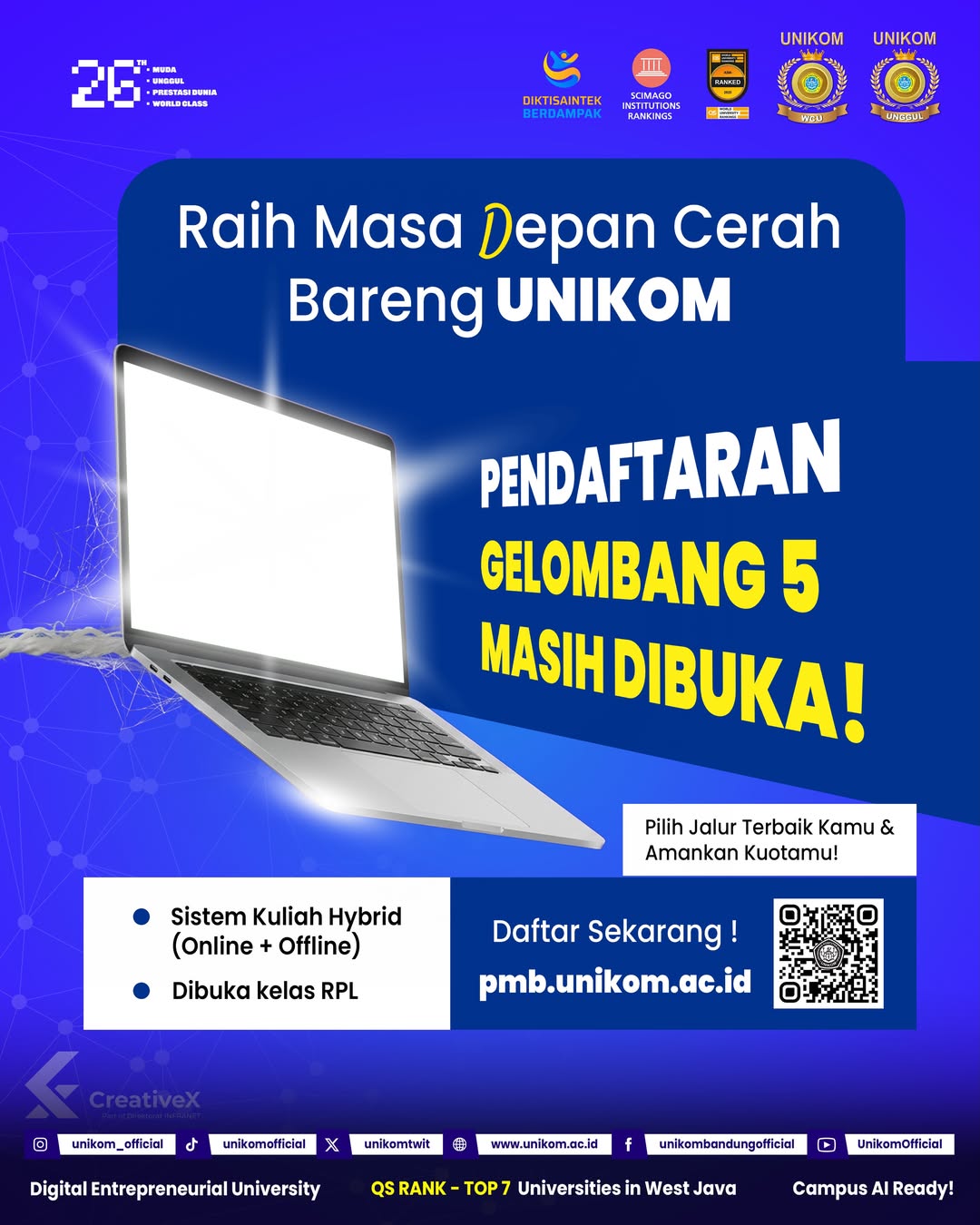 Pendaftaran Gelombang 5 Masih Dibuka!!